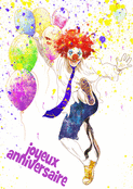 Clown p&eacute;tillant pour une f&ecirc;te inoubliable